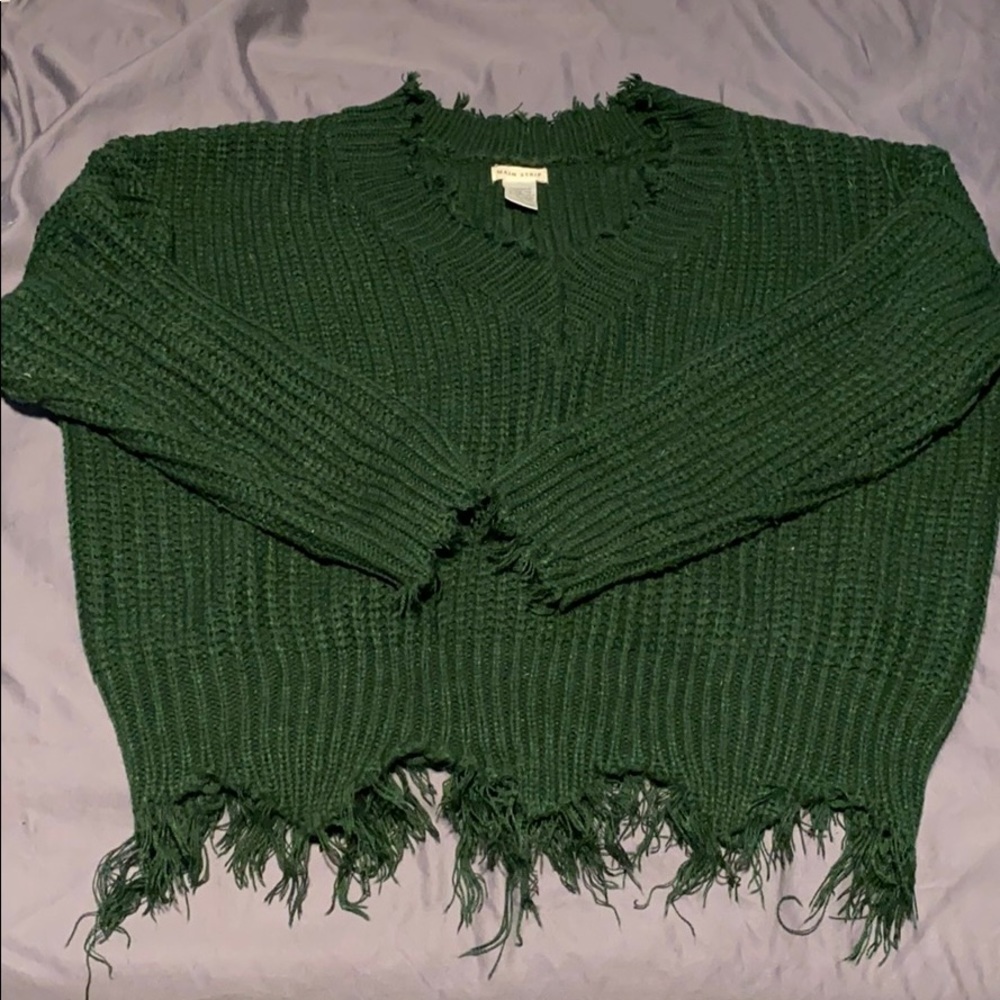 Shark bite sweater